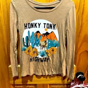 Women’s extra small long sleeve western top